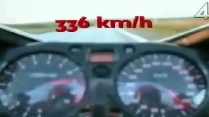 336 km-h hızla gidip polisle dalga geçmek...