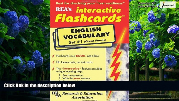 Buy The Editors of REA English Vocabulary - Set #1 Interactive Flashcards Book (Language Learning)