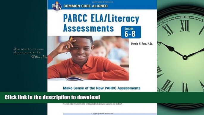 Hardcover Common Core: PARCCÂ® ELA/Literacy Assessments, Grades 6-8 (Common Core State Standards)