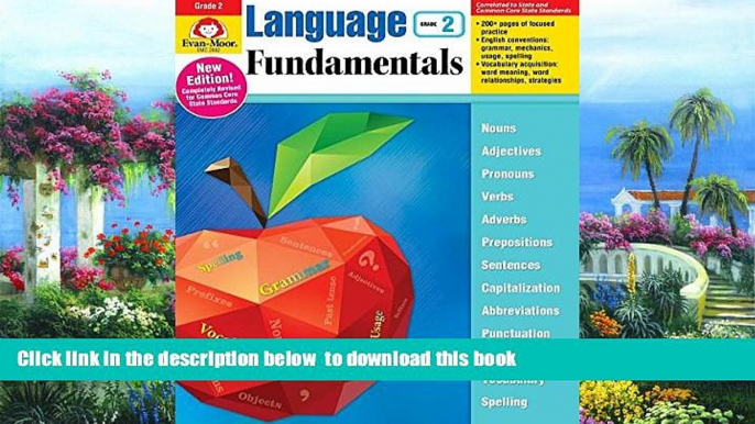 Pre Order Language Fundamentals, Grade 2 (Language Fundamentals: Common Core Edition) Evan-Moor