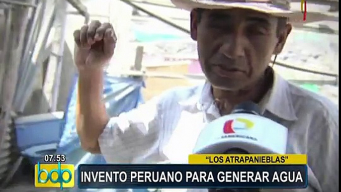 ‘Atrapanieblas’: invento peruano suministra agua en zonas de escasos recursos