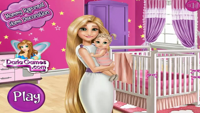 Mamãe Repunzel precisa decorar o quarto de seu lindo bebê - Jogos para Crianças