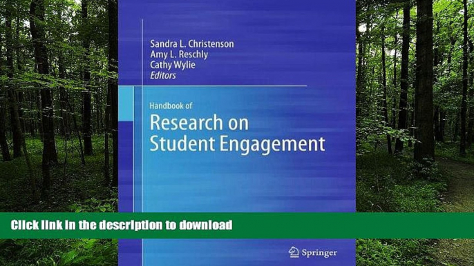 Epub Handbook of Research on Student Engagement Full Download