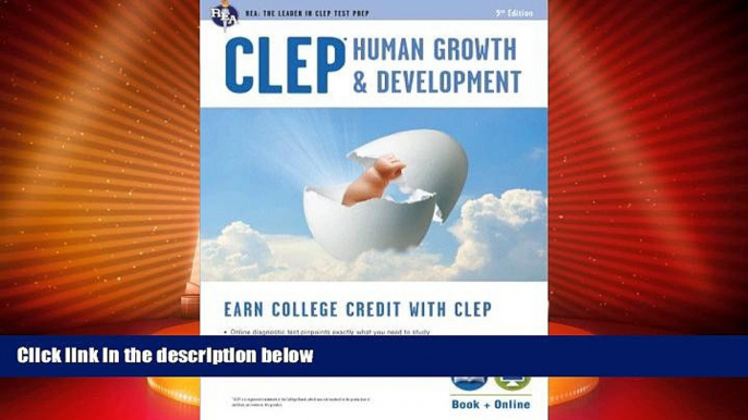 Price CLEPÂ® Human Growth   Development Book + Online (CLEP Test Preparation) Patricia Heindel PhD