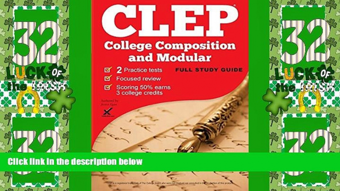 Best Price CLEP College Composition/Modular 2017 Jessica Egan On Audio