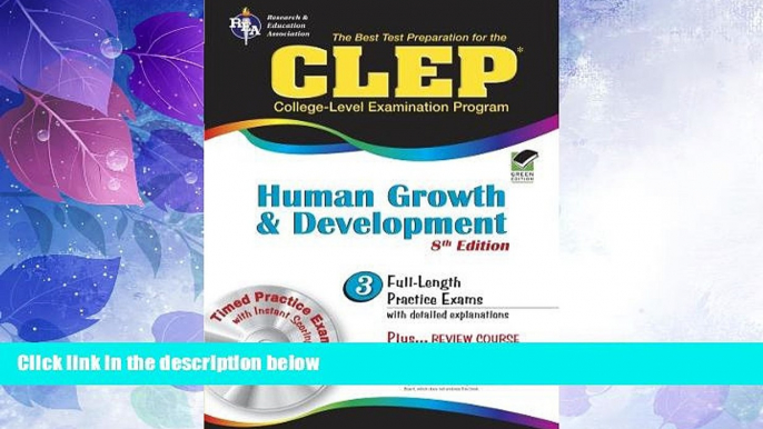 Price CLEP Human Growth and Development 8th Ed. (CLEP Test Preparation) Patricia Heindel PhD On