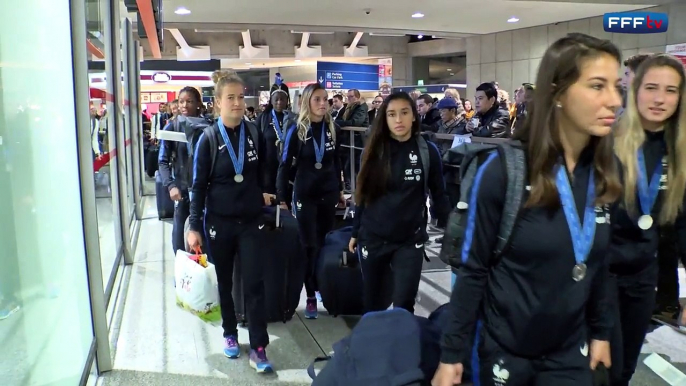 Les vice-championnes du monde U20 Féminines de retour en Fra