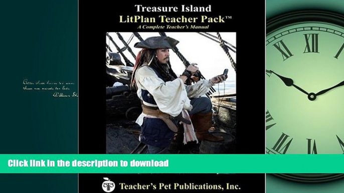 Pre Order Treasure Island LitPlan - A Novel Unit Teacher Guide With Daily Lesson Plans (LitPlans