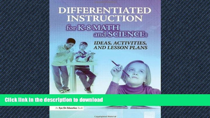 READ Differentiated Instruction for K-8 Math and Science: Ideas, Activities, and Lesson Plans