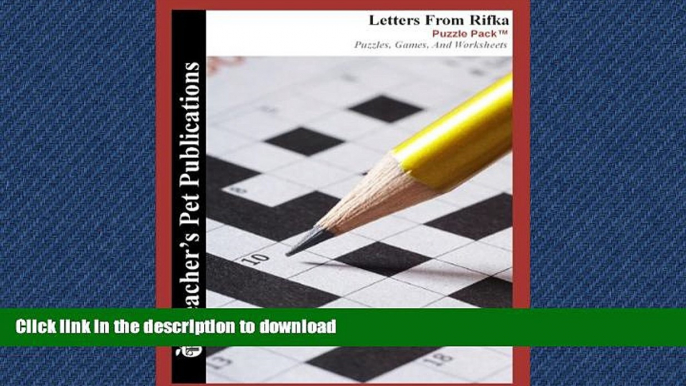 READ Letters From Rifka Puzzle Pack - Teacher Lesson Plans, Activities, Crossword Puzzles, Word