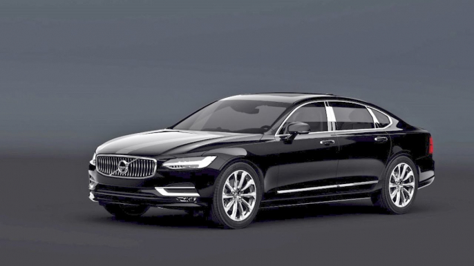 FIRST LOOK: 2017 Volvo S90 EXCELLENCE - Interior and Exterior Design