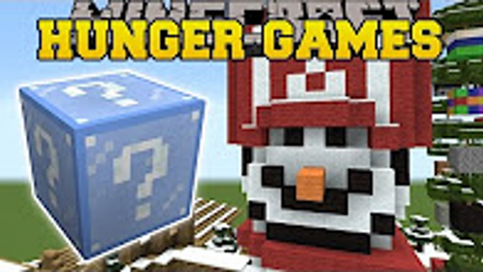 PopularMMOs Minecraft - CHRISTMAS VILLAGE HUNGER GAMES - Lucky Block Mod - Modded Mini-Game