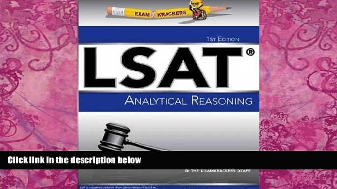 Best Price Examkrackers LSAT Analytical Reasoning David Lynch On Audio