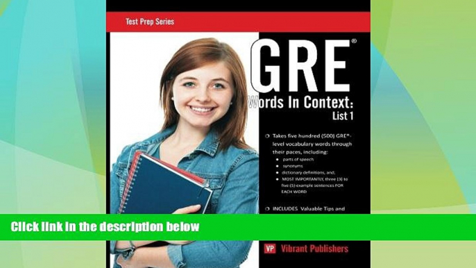 Price GRE Words In Context: List 1 (Test Prep Series) (Volume 1) Vibrant Publishers For Kindle