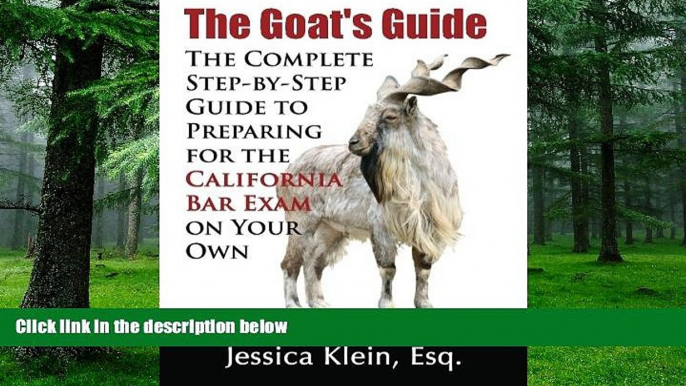 Download Jessica Klein The Goat s Guide: The Complete Step-by-Step Guide to Preparing for the