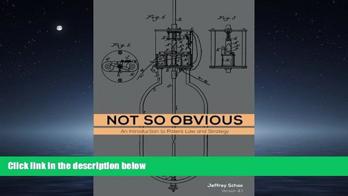 READ THE NEW BOOK Not So Obvious: An Introduction to Patent Law and Strategy BOOOK ONLINE