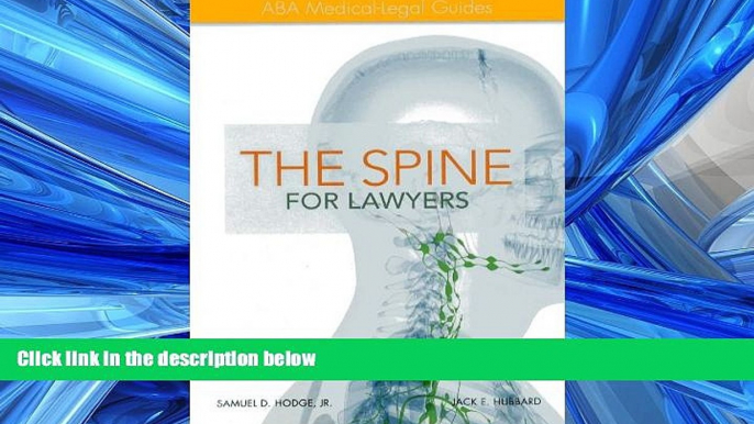 FAVORIT BOOK The Spine for Lawyers: ABA Medical-Legal Guides BOOOK ONLINE