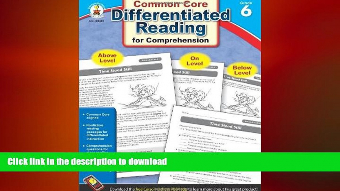 Hardcover Differentiated Reading for Comprehension, Grade 6 Kindle eBooks