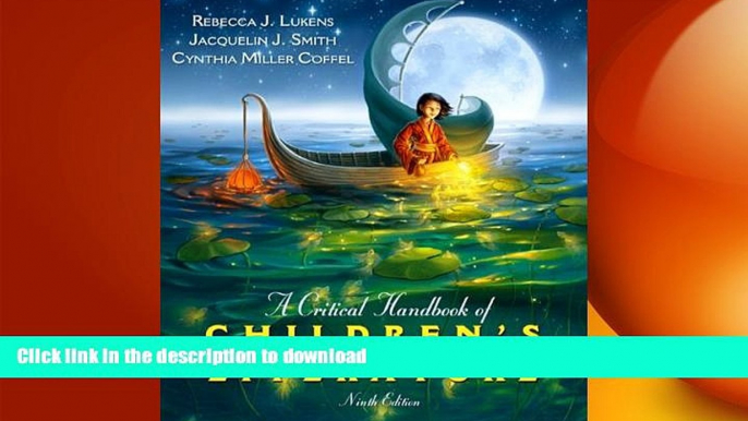 Hardcover A Critical Handbook of Children s Literature (9th Edition) Kindle eBooks