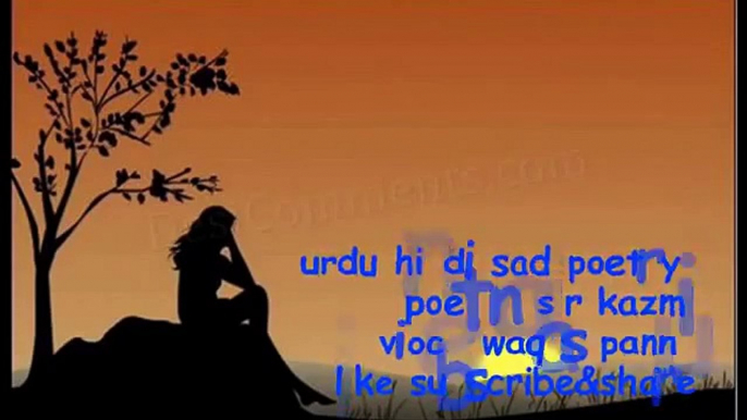 Dil Mein Ek Lehar Si Uthi Hai urdu hindi sad love poetry broken heart Emotional shayari-nasir kazmi