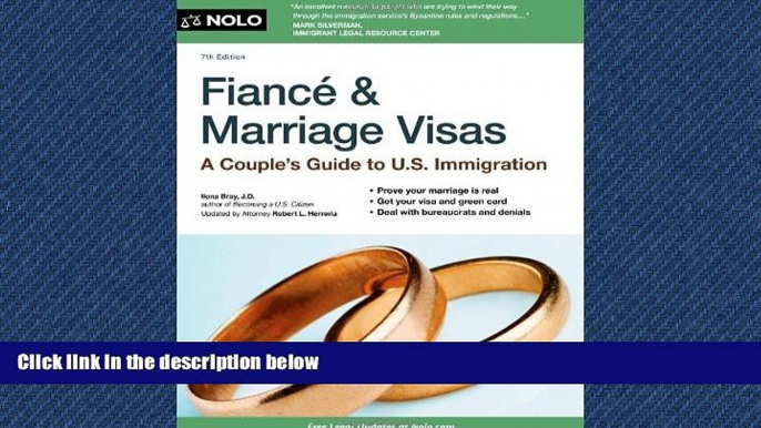 FAVORIT BOOK Fiance and Marriage Visas: A Couple s Guide to US Immigration (Fiance   Marriage