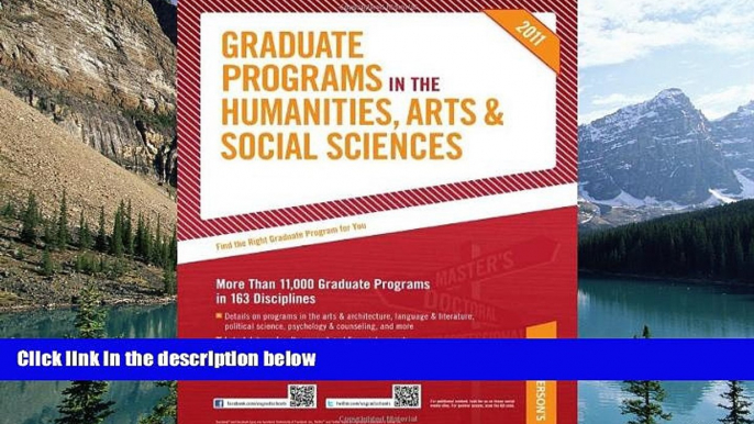 Online Peterson s Graduate Programs in the Humanities, Arts   Social Sciences: Nearly 10,000