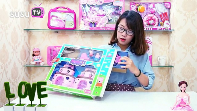 Đồ Chơi Trẻ Em - Chơi Cùng Chị Su Nấu Bữa Ăn Tối Cho Gia đình Heo Peppa Pig - SuSu TV