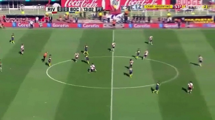 River Plate vs. Boca Juniors 0-1  Gol de Walter Bou  11-12-2016 (HD)