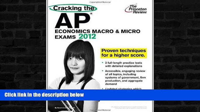 Buy  Cracking the AP Economics Macro   Micro Exams, 2012 Edition (College Test Preparation)