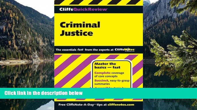 Online Dennis Hoffman CliffsQuickReview Criminal Justice (Cliffs Quick Review (Paperback))