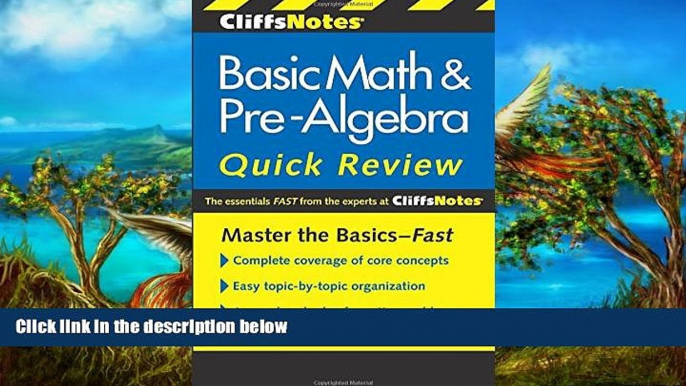 Online Jerry Bobrow CliffsNotes Basic Math   Pre-Algebra Quick Review, 2nd Edition (Cliffs Quick
