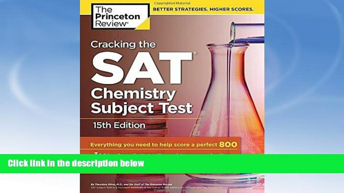 PDF  Cracking the SAT Chemistry Subject Test, 15th Edition (College Test Preparation) Princeton