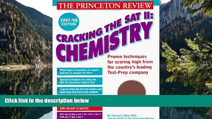 Buy John Katzman Cracking the SAT Il: Chemistry Subject Tests, 1998 ED (Cracking the Sat Chemistry