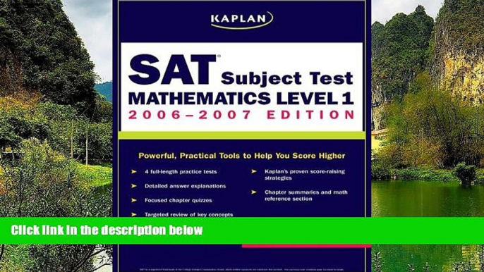 Buy Kaplan Kaplan SAT Subject Test: Mathematics Level I 2006-2007 (Kaplan SAT Subject Tests: