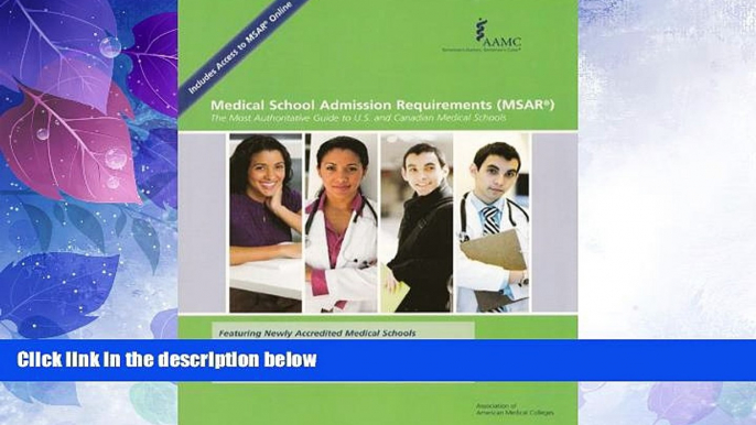 Price Medical School Admission Requirements (MSAR): The Most Authoritative Guide to U.S. and