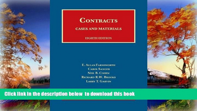 PDF [FREE] DOWNLOAD  Cases and Materials on Contracts (University Casebook Series) FOR IPAD