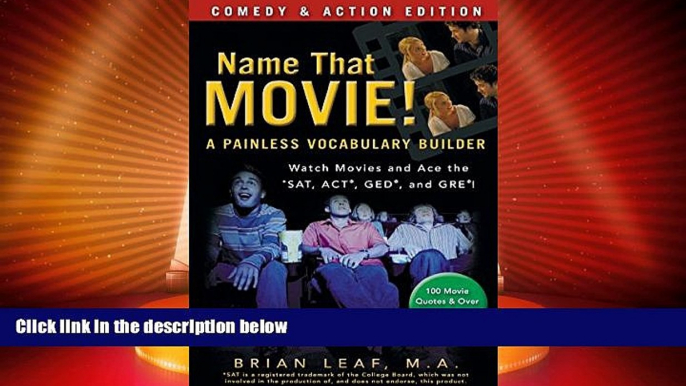 Best Price Name That Movie! A Painless Vocabulary Builder Comedy   Action Edition: Watch Movies