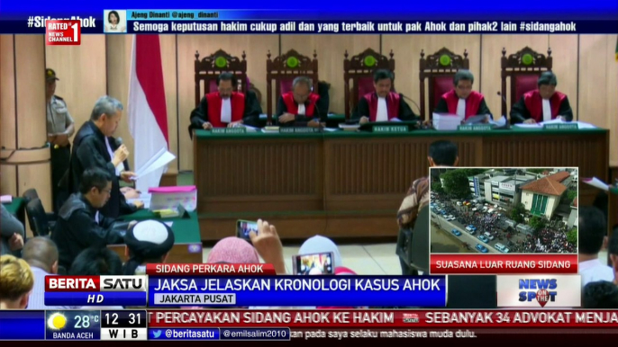 Sidang Kasus Penistaan Agama Dipadati Sejumlah Ormas dan Masyarakat