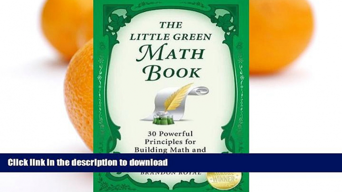 Audiobook The Little Green Math Book: 30 Powerful Principles for Building Math and Numeracy Skills