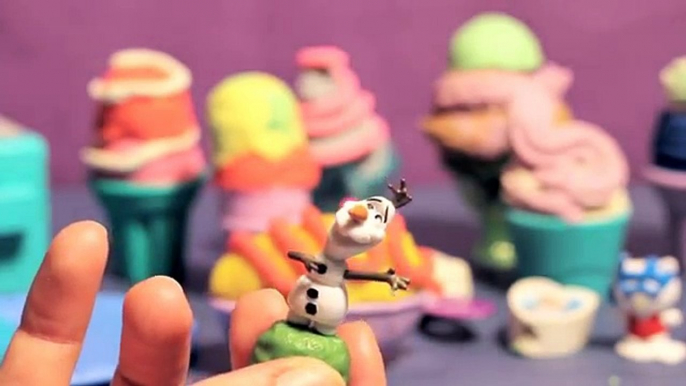 (TOYS) Pâte à modeler Pâtisseries Surprises en Play Doh ♡ Cupcakes et glaces surprises #jouets