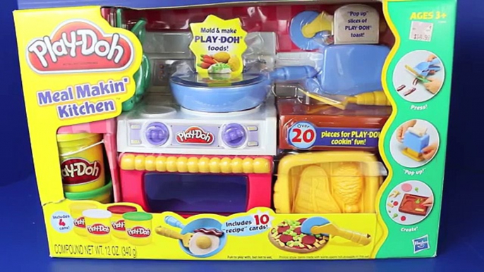 Play Doh Meal Makin Kitchen Play Dough Food, Oven, Play-Doh McDonalds Fries DisneyCarToys