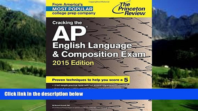 Online Princeton Review Cracking the AP English Language   Composition Exam, 2015 Edition (College