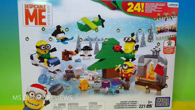 STOP MOTION Mega Bloks Despicable Me Minions Advent Calendar