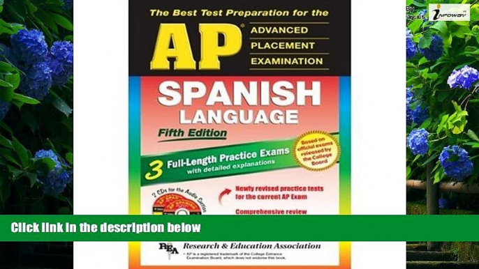 Read Online Cristina Bedoya AP Spanish 5th Edition with Audio CDs (Advanced Placement (AP) Test