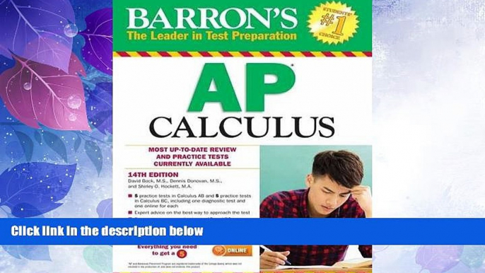 Price Barron s AP Calculus, 14th Edition David Bock M.S. On Audio