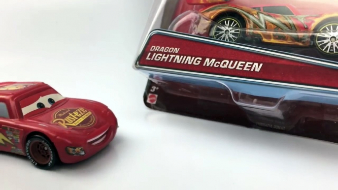 Toys Unboxing Toys Disney Pixar Cars Lightning McQueen Car Dragon McQueen Mater Hatchn Heros