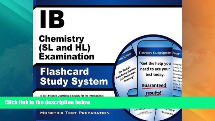 Best Price IB Chemistry (SL and HL) Examination Flashcard Study System: IB Test Practice