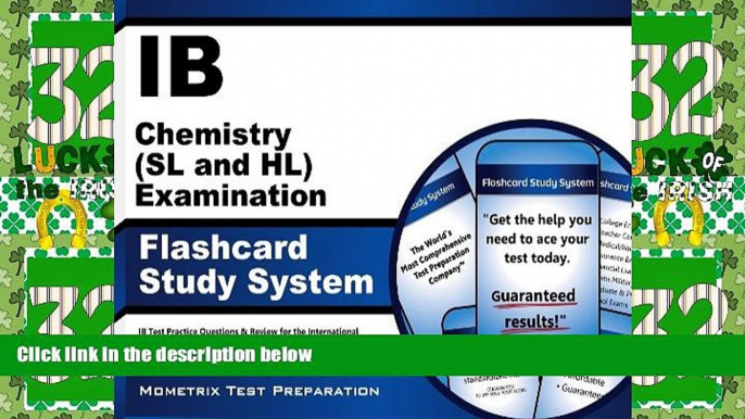 Best Price IB Chemistry (SL and HL) Examination Flashcard Study System: IB Test Practice