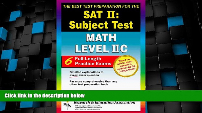 Best Price SAT II: Math Level IIC (REA) -- The Best Test Prep for the SAT II (SAT PSAT ACT