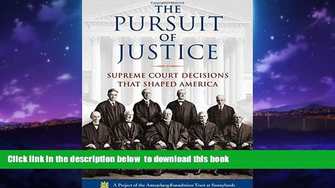 Buy Kermit L. Hall The Pursuit of Justice: Supreme Court Decisions that Shaped America Audiobook